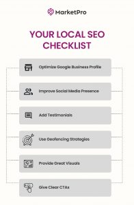  A checklist for local SEO